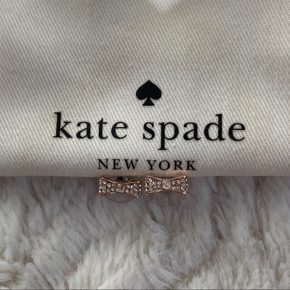 Kate Spade ♠️  🎀 Gold Bow Earrings